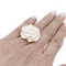 Bague 49 Bague Chanel, "Camélia", or jaune, agate. 58 Facettes 34548