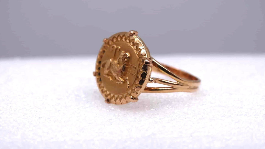 Bague Bague or Bélier 58 Facettes 12408
