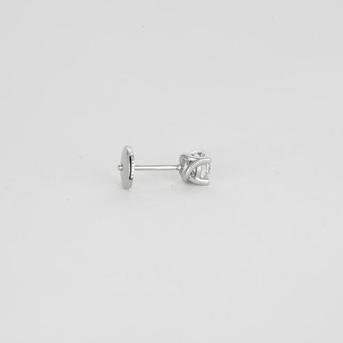 Boucles d'oreilles Boucles d'oreilles or blanc diamants 58 Facettes 3601363