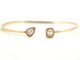 Bracelet bracelet MESSIKA jonc flex my twin toi & moi or jaune 18k diamants 0.3 ct 58 Facettes 265899