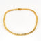 Collier Collier or jaune texturé et diamants 58 Facettes GULK222