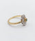 Bague 51.5 Bague marquise art déco or jaune, émeraude et petits diamants 58 Facettes A05530