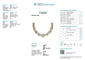 Collier Collier en or jaune certifié HRD avec 5,00 carats de diamants naturel 58 Facettes