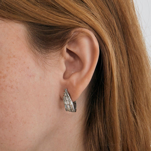 Boucles d'oreilles Boucles d'oreilles Clips diamants baguettes 58 Facettes GU20