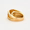 51 Bague moderne or jaune et citrine et diamants 58 Facettes LJ9