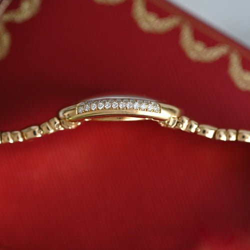 Cartier Baignoire Small Or Jaune et Diamants 58 Facettes