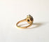 Bague 53 Bague pompadour or jaune 18k - Saphir et Diamants 58 Facettes