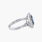 Bague style Art Déco Saphirs Diamants