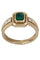 Bague émeraude et diamants 58 Facettes 095411