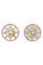Boucles d'oreilles DIOR - BOUCLES D'OREILLES "ROSE DES VENTS" OR JAUNE NACRE 58 Facettes 084031