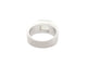 Bague 53 bague CARTIER tank en or blanc 18k 13.6 gr sertie pierre de lune 58 Facettes 268700