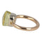 Bague 51 POMELLATO - bague Nudo or rose prasiolite 58 Facettes 4147