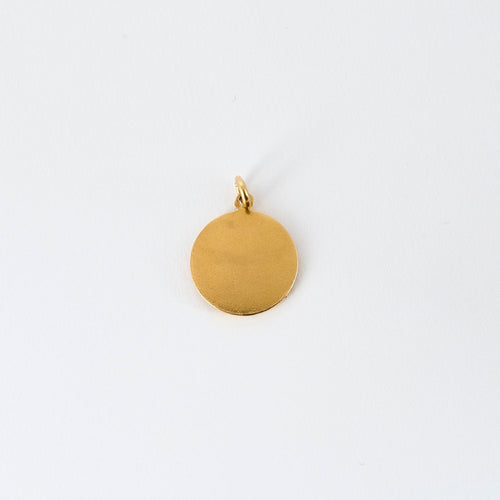 Pendentif Médaille Saint Antoine en or jaune 58 Facettes FON18032