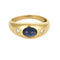 Bague 51,5 Bague jonc en or jaune, saphir et diamants 58 Facettes ENG10872X2