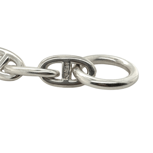 Collier HERMES - Collier argent Chaine d’Ancre 58 Facettes 1.0000489/2