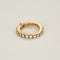 Bague 51 Bague souple en or rose et diamants 58 Facettes JR0009-51