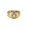 Bague 60 Bague or jaune et gris, diamants 58 Facettes FOU1150