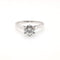 Bague 52 Bague solitaire Or blanc Diamant 58 Facettes