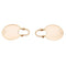 Boucles d'oreilles Ginette NY Boucles d'oreilles Donuts Hoops Or rose 58 Facettes 2678586CN