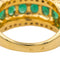 Bague 55 Bague Or jaune Emeraude, Diamant 58 Facettes 4002851CN