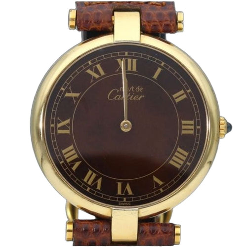 Montre Cartier Montre Must De Cartier Vermeil 58 Facettes MT41151