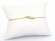 Bracelet Bracelet en or jaune avec diamants sertis en rang 58 Facettes 2361