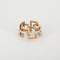 Bague 51 MELLERIO - Graphic - Bague or blanc et rose 58 Facettes J1WP335-0051