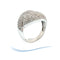 Bague 63.5 Bague or blanc, diamants total 2 carats 58 Facettes AA 1701