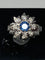 Bague 50 Bague de fiançailles en or, saphir, diamants 58 Facettes