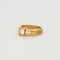 Bague 52 Bague or jaune sertie de diamants 58 Facettes GU42