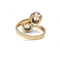 Bague 53 Bague Toi & Moi - Or Bi-colore & Diamants 58 Facettes 250114R
