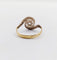 Bague 53.5 Bague tourbillon antique or 18k platine et diamants (circa 1920) 58 Facettes A06335