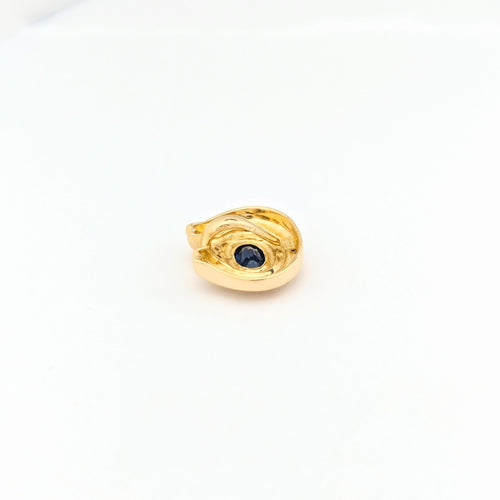 Pendentif Pendentif en or jaune diamants et saphir 58 Facettes 30061