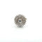 Bague 56 Anello - Anello en or blanc 18k et diamants 58 Facettes