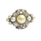 Bague Bague Art Déco en or avec diamants 58 Facettes Q41B