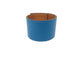 Bracelet bracelet HERMES creneau cuir graine bleu 17 cm blue 58 Facettes 268886