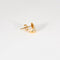Boucles d'oreilles Puce D'oreilles or jaune diamant 58 Facettes LP1072