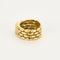 Bague Bague en or jaune, émeraude et diamants 58 Facettes B240805