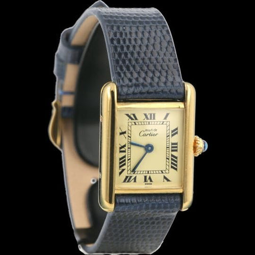 Montre Cartier Montre Tank Vermeil 58 Facettes MT41713