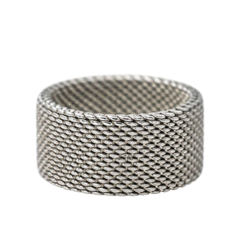Bague 50 Tiffany & Co Bague  Bandeau  Somerset Argent 58 Facettes 4416096RV