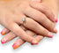 Bague 55 Bague solitaire en or blanc et diamant 58 Facettes 466001