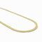 Collier Chaîne plate en or jaune 58 Facettes