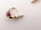 Boucles d'oreilles boucles d'oreilles POMELLATO m'ama non m'ama or rose grenat diamants 58 Facettes 266327