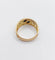 Bague 55 Bague bandeau Art Nouveau or jaune, saphirs navette, diamants 58 Facettes A04687