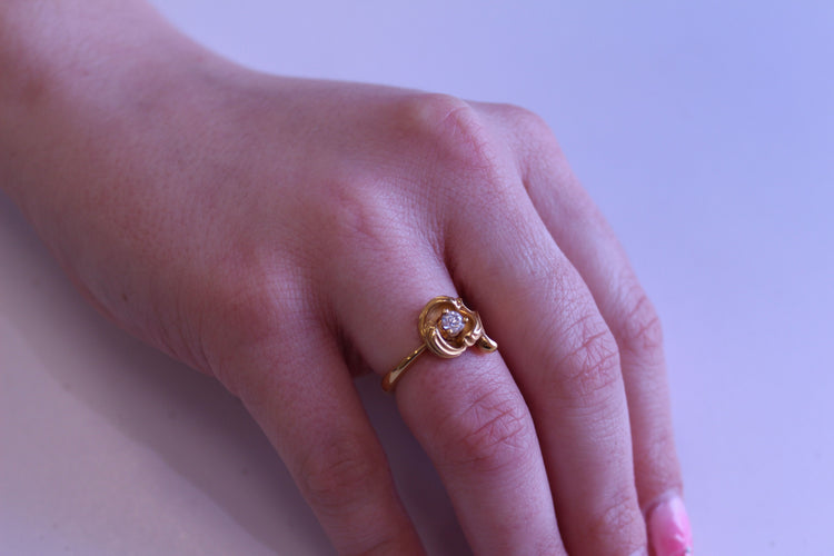 Bague 52 Carrera Y Carrera - Bague or jaune et diamant 58 Facettes DA14058010101