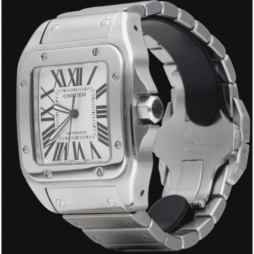 Montre Cartier Montre Santos 100 Xl 58 Facettes MT41289
