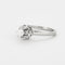 Bague 56 Bague solitaire or gris et diamants 58 Facettes 197-1