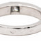 Bague 49 Cartier Bague Solitaire Tank Or blanc Diamant 58 Facettes 2308539CN