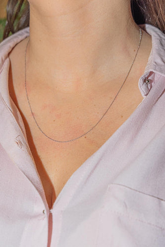 Collier Collier Chaîne Or blanc 58 Facettes 2876675CN