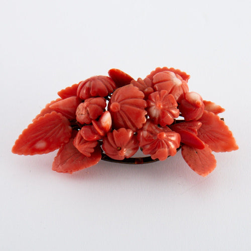 Broche Broche Ancienne Corail 58 Facettes